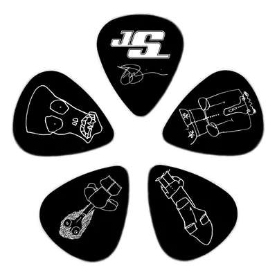 D'Addario Joe Satriani Guitar Picks White Heavy