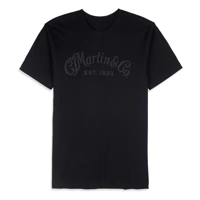 Martin Men's Tee Tone on Tone Black L