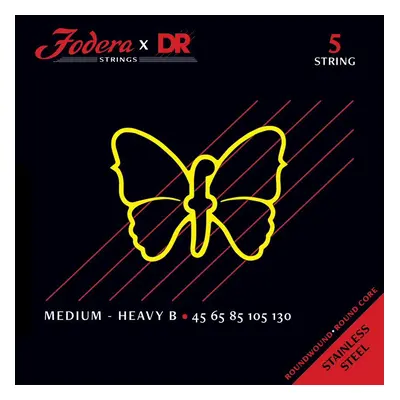 DR Fodera Nickel 5 Medium (Heavy B) 45130