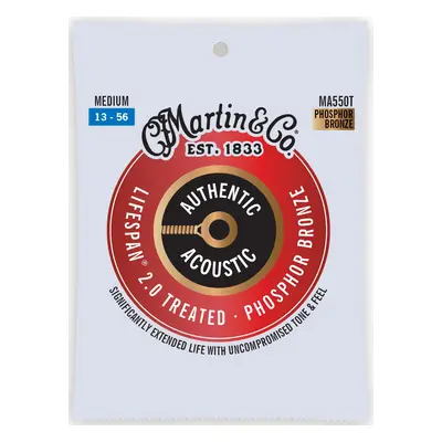 Martin Authentic Lifespan 2.0 92/8 Phosphor Bronze Medium