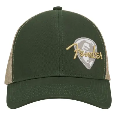 Fender Globe Pick Patch Hat, Green/Khaki, One Size