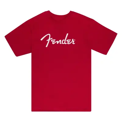 Fender Spaghetti Logo T-Shirt, Dakota Red, XL