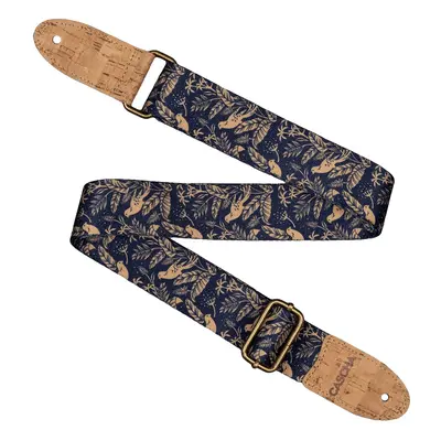 Cascha CUS-VC2 Ukulele Strap Vegan Cork Midnight Birds