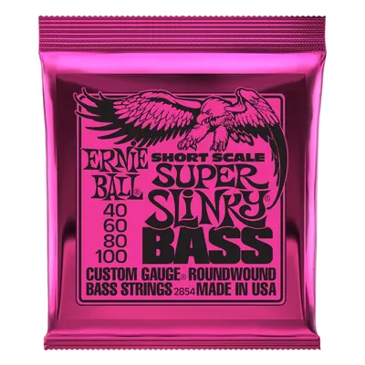 Ernie Ball 2854 Super Slinky Nickel Wound Short Scale Electric Bass 40