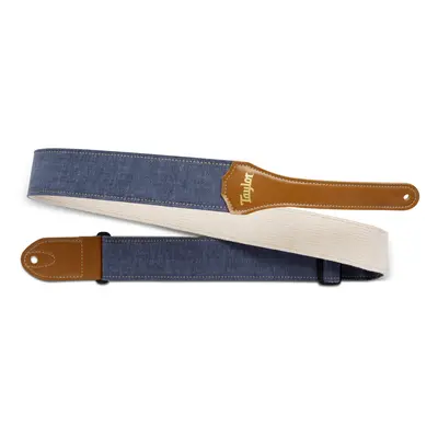 Taylor Vegan Guitar Strap Hemp Cotton Blue