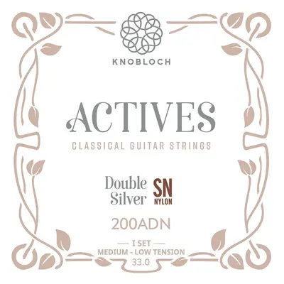 Knobloch ACTIVES Double Silver SN Nylon Low Medium-Low Tension 33.0