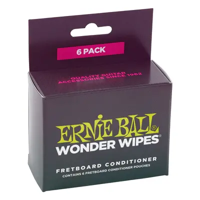 Ernie Ball Wonder Wipes Fretboard Conditioner 6-Pack