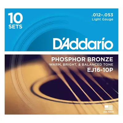 D'Addario EJ16-10P