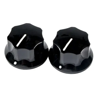 Fender Pure Vintage 1965 Jaguar Skirted Knobs, Black