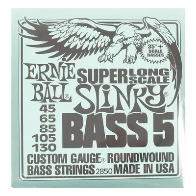 Ernie Ball 2850 Slinky Nickel Wound Super Long Scale 5-String Electric