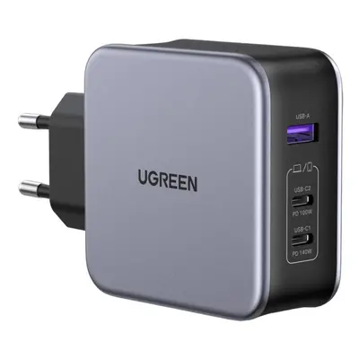 Ugreen Quick Charger 90549 with C/C cable 2 m, USB-A+2*USB-C 140W GaN