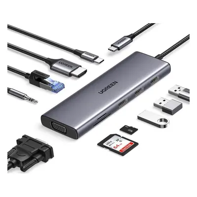 Ugreen 15601 USB-C Multifunkční adaptér