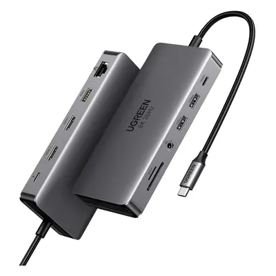 Ugreen 15965 11-in-1 USB-C Hub (10Gbps USB 3.2, Dual HDMI)