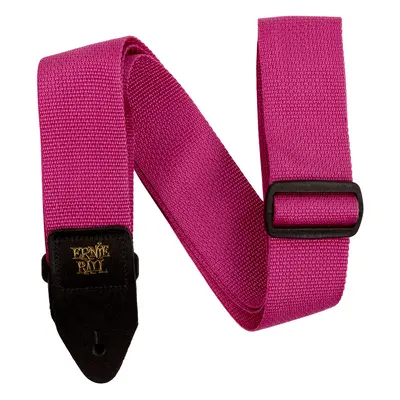 Ernie Ball Polypro Strap Raspberry & Black