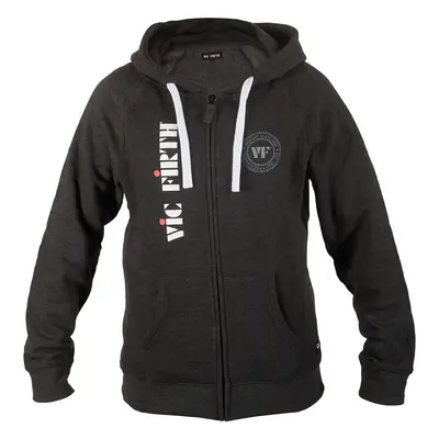 Vic Firth Zip Up Logo Hoodie L