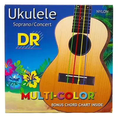 DR Strings UMCSC Multi-Color Soprano/Concert Strings