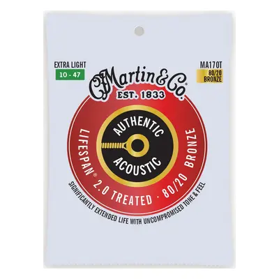 Martin Authentic Lifespan 2.0 80/20 Bronze Extra Light