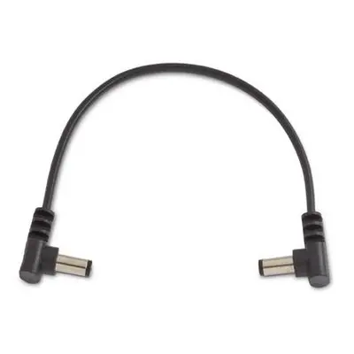 Rockboard Flat Power Cable - Black 15 cm / 5.9 angled/angled