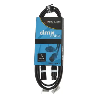 ADJ AC-DMX3/3 3 p. XLRm/3 p. XLRf 3m DMX