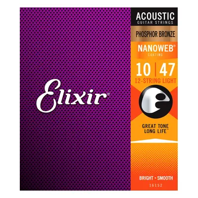 Elixir Nanoweb Phosphor Bronze 12-String