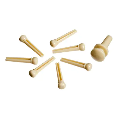 D'Addario Plastic Bridge Pins Ivory