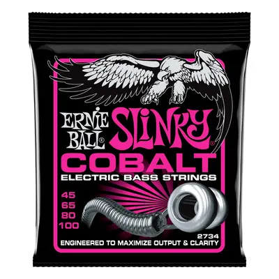 Ernie Ball 2734 Super Slinky Cobalt Electric Bass 45-100