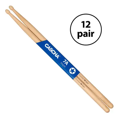 Cascha Drumsticks Pack 7A Maple