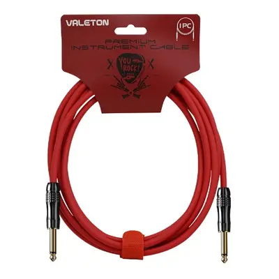 Valeton Premium Instrument Cable 3 m Red