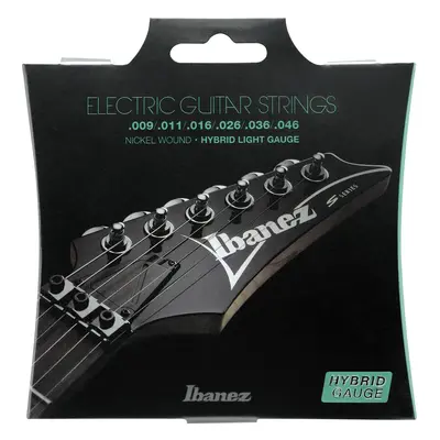 Ibanez String Set 6-Str. For Electric Guitar Nickel Wound, Hybrid Gaug