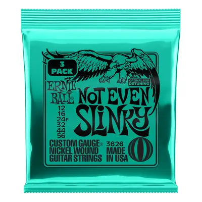 Ernie Ball 3626 Nickel Wound Not Even Slinky 3 Pack