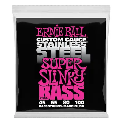 Ernie Ball 2844 Super Slinky Stainless Steel Electric Bass 45-100