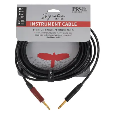 PRS Signature Instrument Cable 25' Straight Silent-Plug