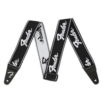 Fender WeighLess Strap Black/White