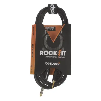 Bespeco ROCKIT Stereo Cable Jack 3,5 TRS - Jack TRS 3 m (kicsomagolt)