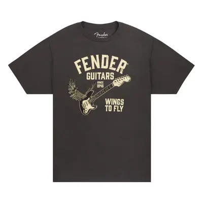 Fender Wings To Fly T-Shirt Vintage Black XXL