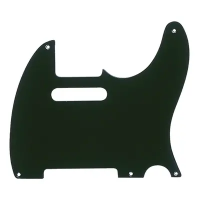 Fender Pickguard, Telecaster, 5-Hole Mount, Black, 1-Ply