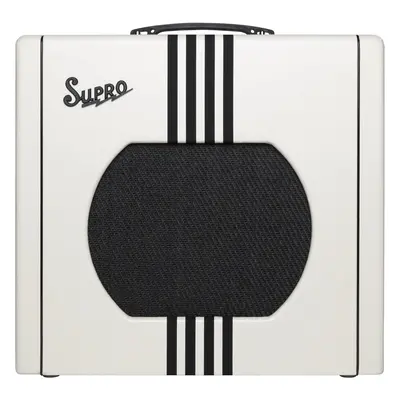 Supro Delta King 12 Ivory Black