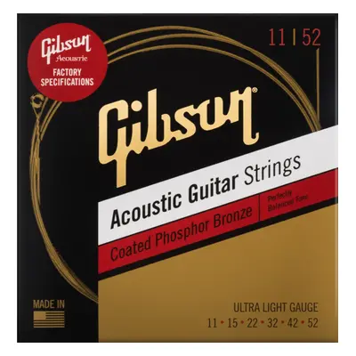 Gibson Coated Phosphor Bronze Strings Ultra-Light