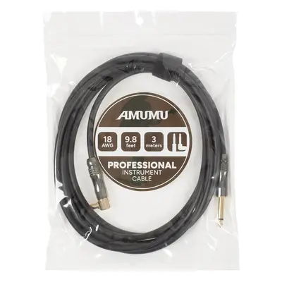 Amumu P4-SA-3M Professional Instrument Cable