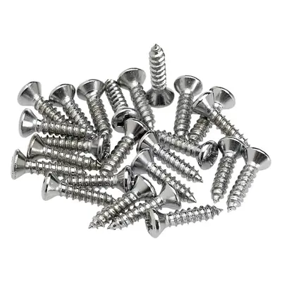 Fender Pickguard/Control Plate Mounting Screws, Chrome