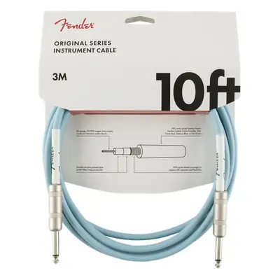 Fender Original Series 10' Instrument Cable Daphne Blue