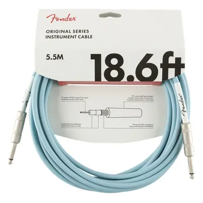 Fender Original Series 18.6' Instrument Cable Daphne Blue