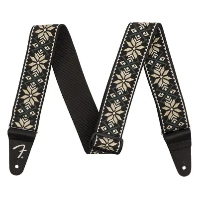 Fender Pasadena Woven Strap, Yellow Snowflake, 2"