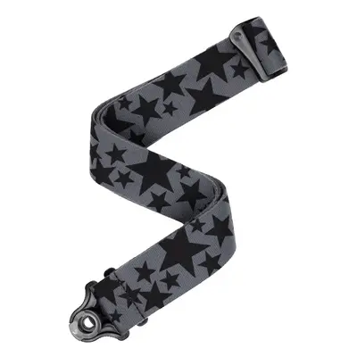 D'Addario Auto Lock Guitar Strap Skater Stars