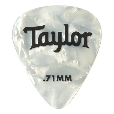 Taylor Celluloid Picks 0.71 White Pearl