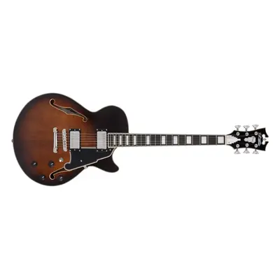 D'Angelico Premier SS Single Cutaway Stop-Bar Tailpie CE Brown Burst