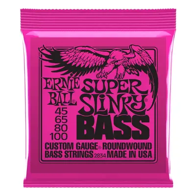 Ernie Ball 2834 Super Slinky Nickel Wound Electric Bass 45-100