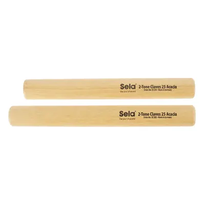 Sela 2-Tone Claves 25 Acacia