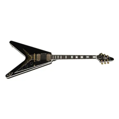 Gibson CS Flying V Custom w/ Ebony Fingerboard Gloss Ebony