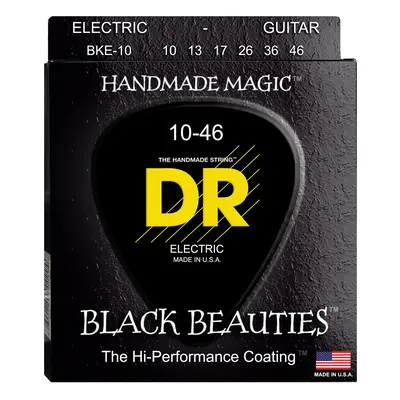 DR Strings Black Beauties BKE-10